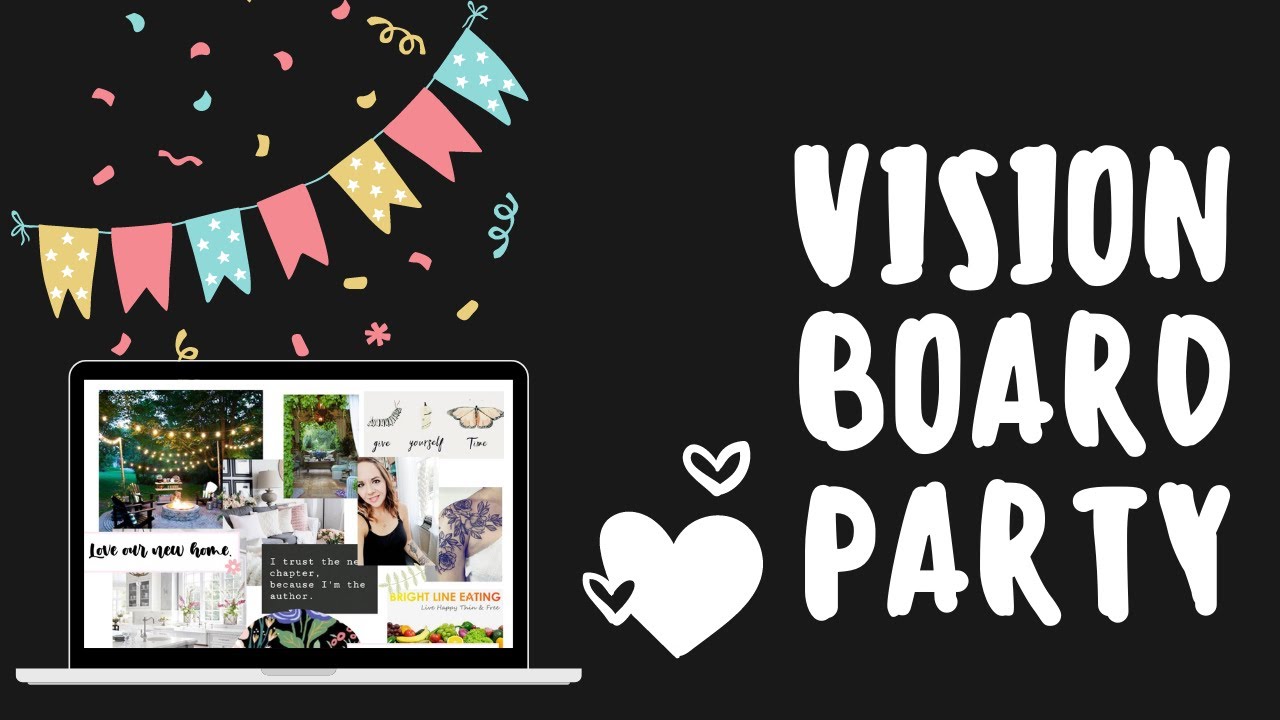 New Year’s Eve Vision Board Party! (with Tips on Creating Your Own Vision Board)